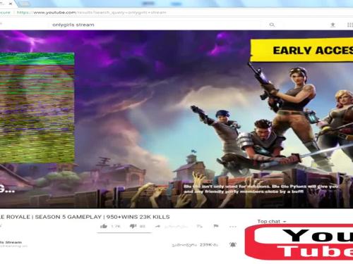 Fortnite gamer woman for the first time