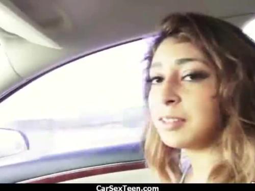 Incredible tits shown from the car while this chick is hitch hiking 16