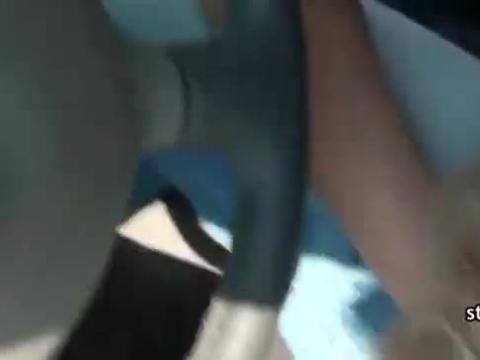 Girl fucks in the back seat